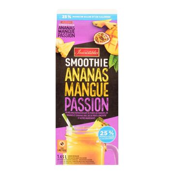 Irrésistible Smoothie à l'ananas, mangue et fruit de la passion