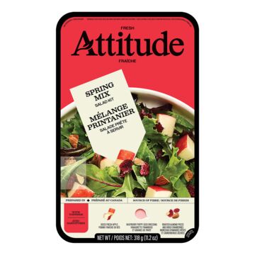 Attitude Fraîche Mélange de salade printanier avec garnitures