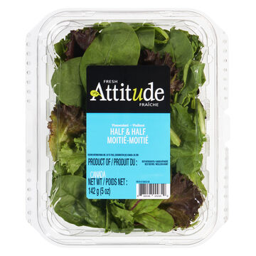 Attitude Fraîche Mélange de salade printanier et d'épinards