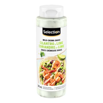Selection Sauce crémeuse douce à la coriandre et lime