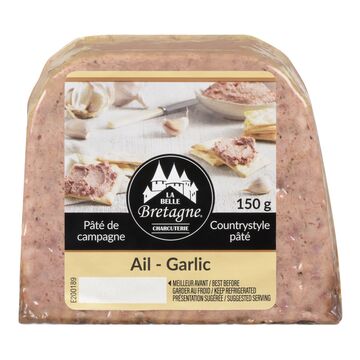 La Belle Bretagne Pâté de campagne à l'ail