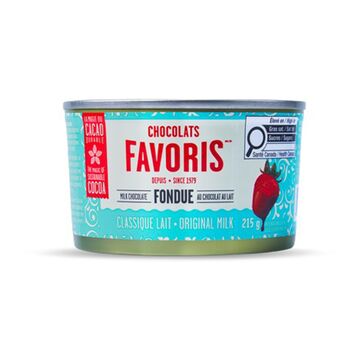 Chocolats Favoris Fondue au chocolat au lait