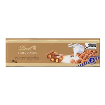 Lindt Barre de chocolat au lait à la noisette