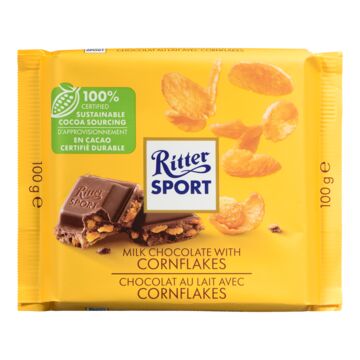 Chocolat au lait avec Cornflakes