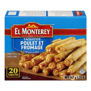 EL Monterey Taquitos au poulet et fromage surgelés
