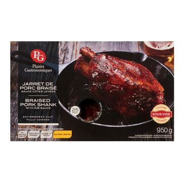 Plaisirs Gastronomiques Jarret de porc braisé sauce côtes levées