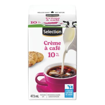 Selection Crème à café 10 %