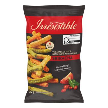 Irrésistible Croustilles de légumes à la sriracha