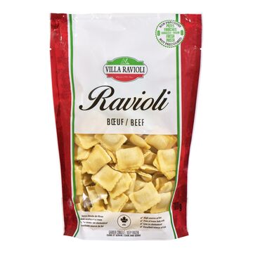 Ravioli au bœuf surgelés