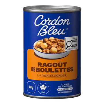 Cordon Bleu Ragoût de boulettes et pommes de terre rondes