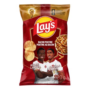 Lay's Croustilles à saveur de poutine au bacon