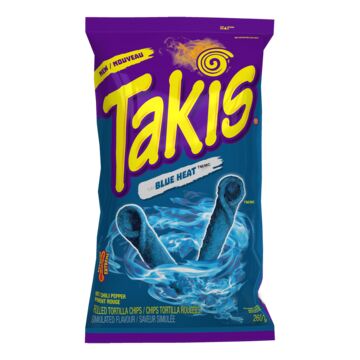 Takis Croustilles de tortillas roulées à saveur Bleu brûlant extrême