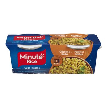 Minute Rice Riz à grains longs et sauvages à saveur évoquant le poulet prêt à servir