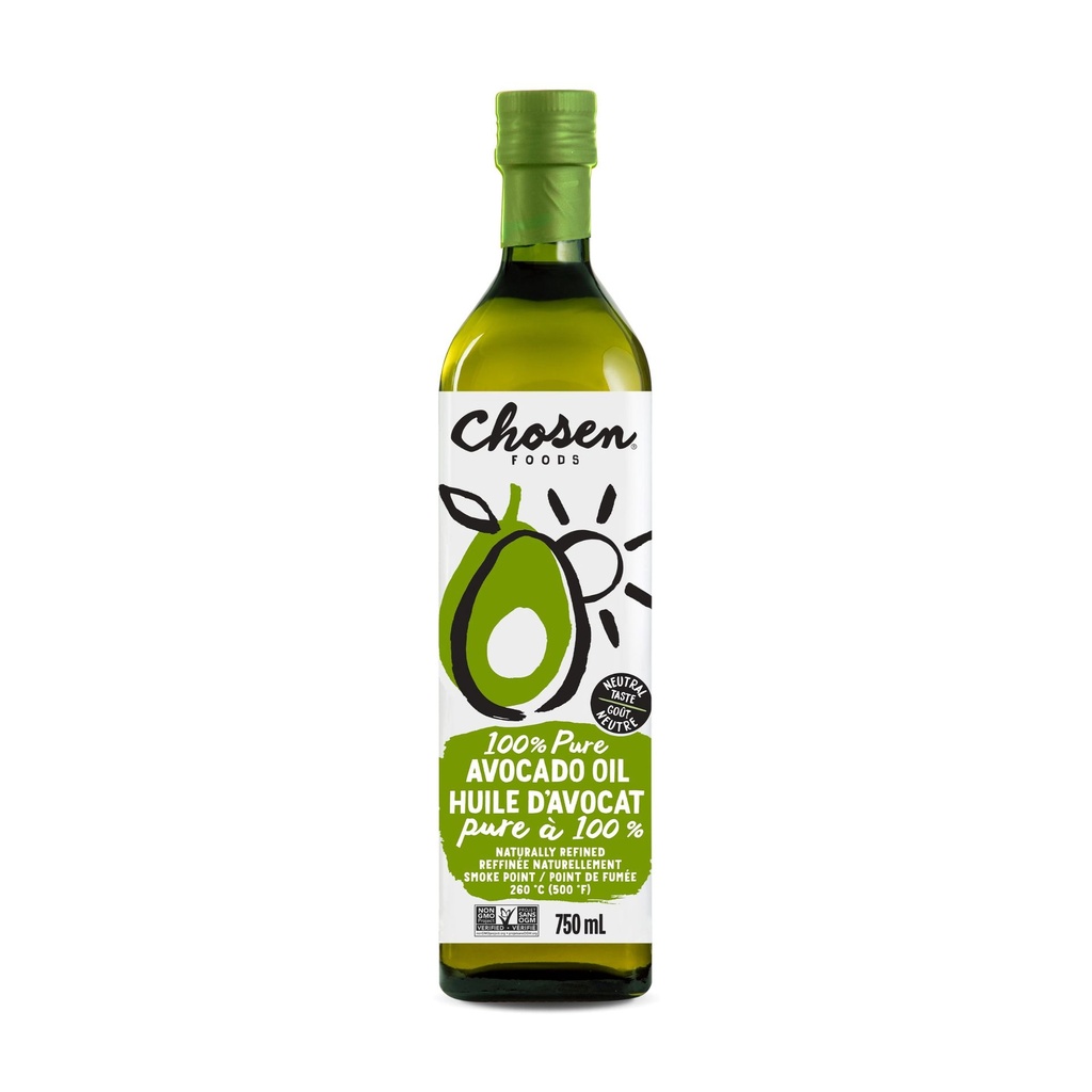 Chosen Foods Huile D'Avocat 750mL