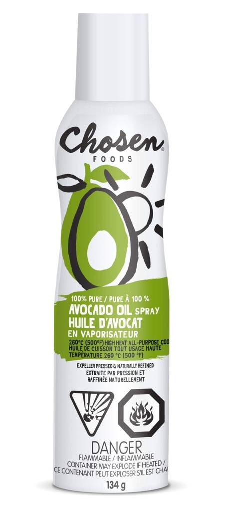 Chosen Foods Huile D'Avocat en Vaporisateur 134g