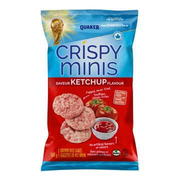 Quaker Croustilles de riz brun à saveur de ketchup