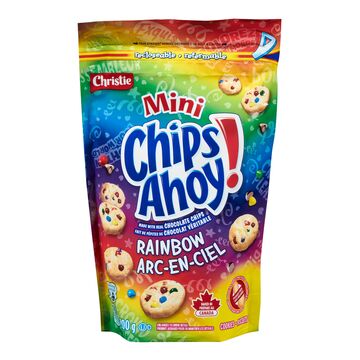 Chips Ahoy! Mini biscuits aux brisures de chocolat arc-en-ciel