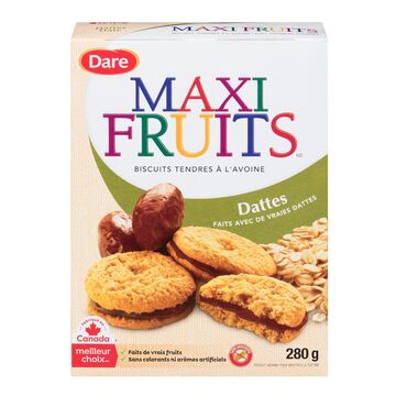 Maxi Fruits Biscuits tendres à l'avoine aux dattes