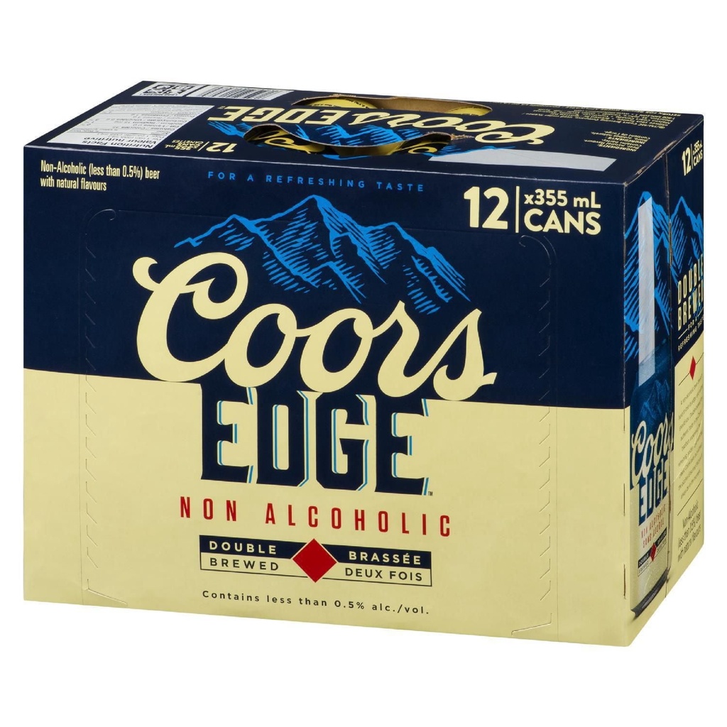 Molson, Coors Edge Non Alcoholic beer