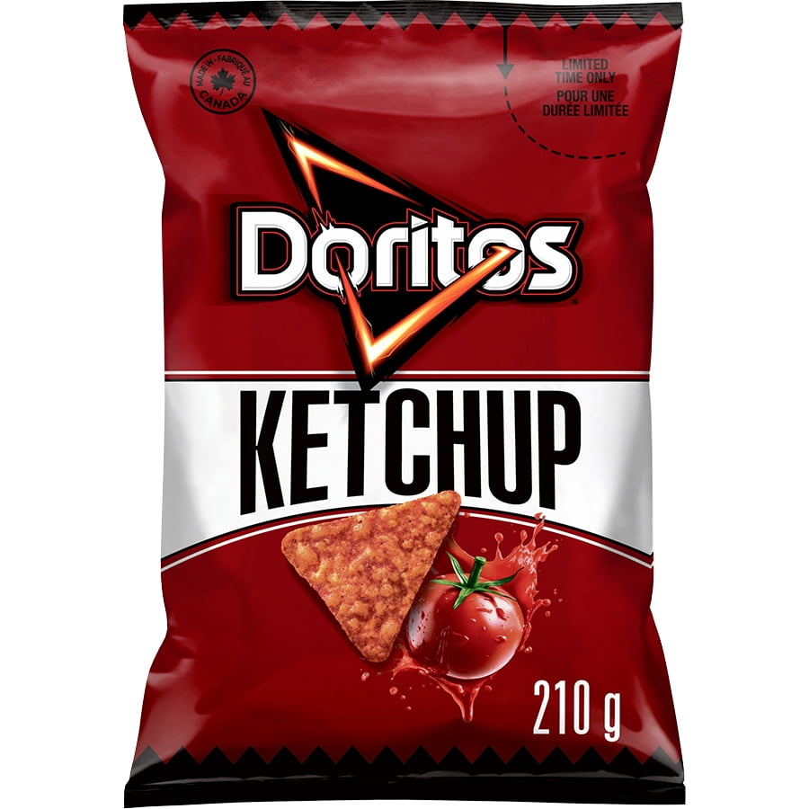 Doritos chips tortilla aromatisées Ketchup
