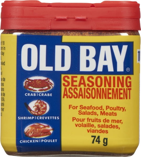 Club House Assaisonnement Old Bay, pour fruits de mer, volaille, salades, viandes, mélange original, boîte en plastique