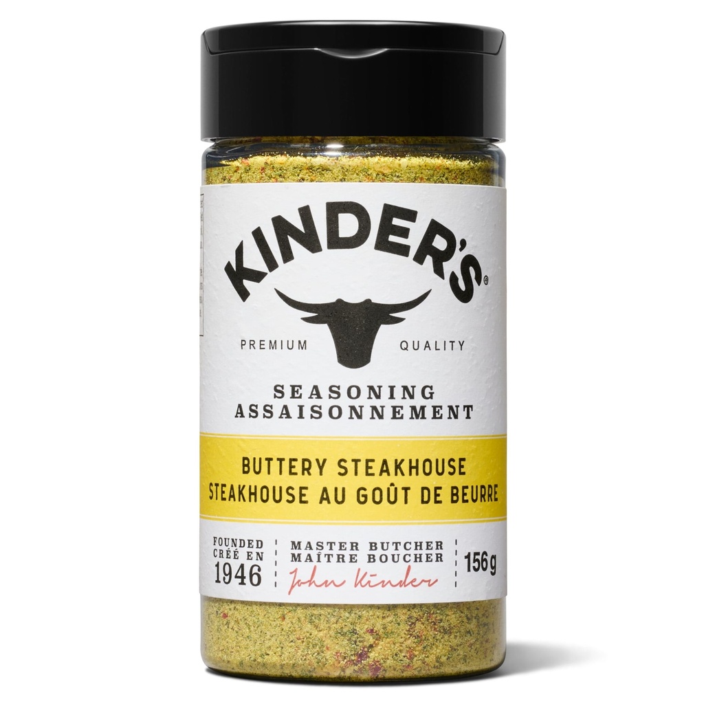 Assaisonnement Kinder's Steakhouse au goût de beurre, 156g