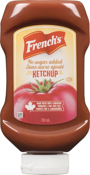 French's Ketchup Sans Sucre Ajouté, 750ml