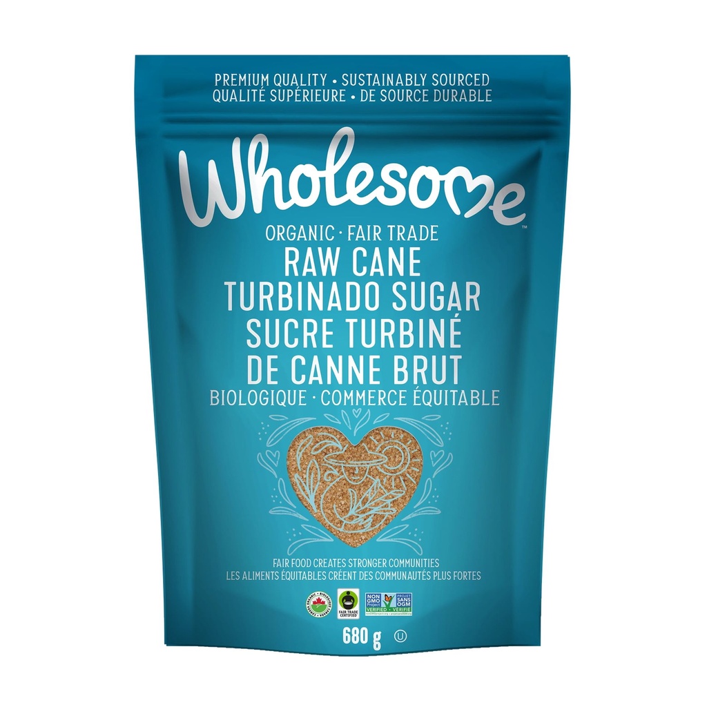 Wholesome Sweeteners Sucre De Canne Brut Biologique Turbinado