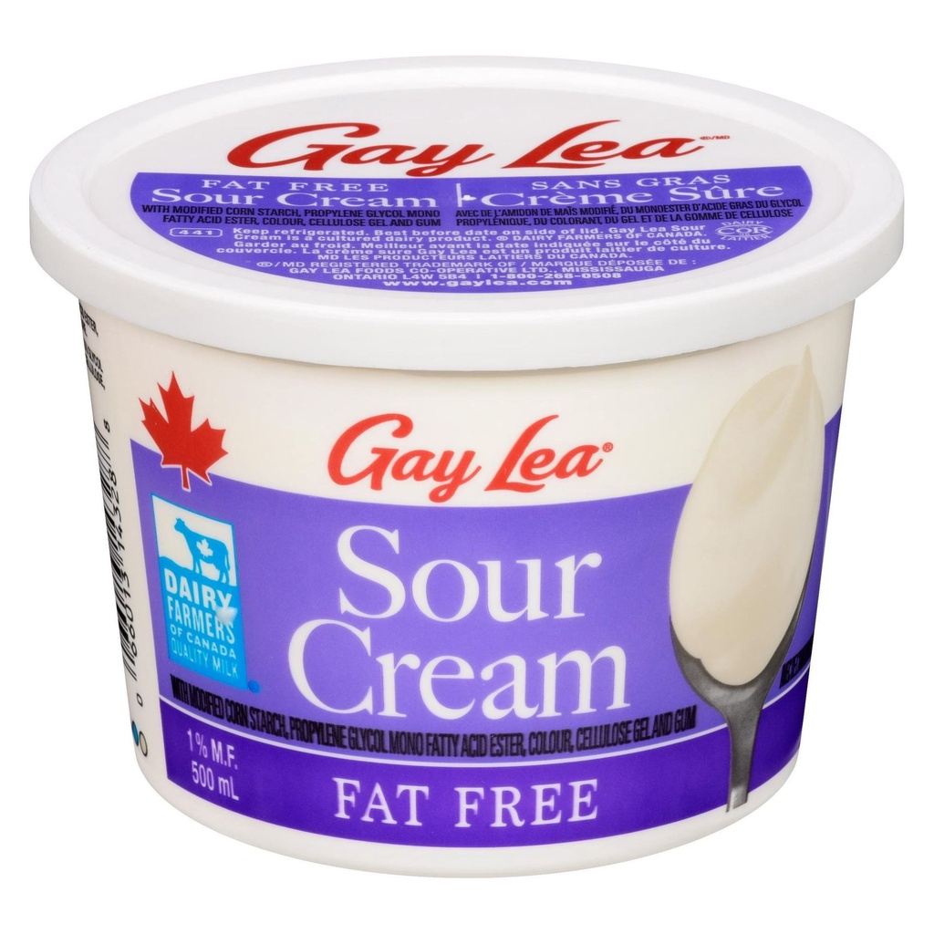 Gay Lea Foods Gay Lea Crème Sûre Sans Gras