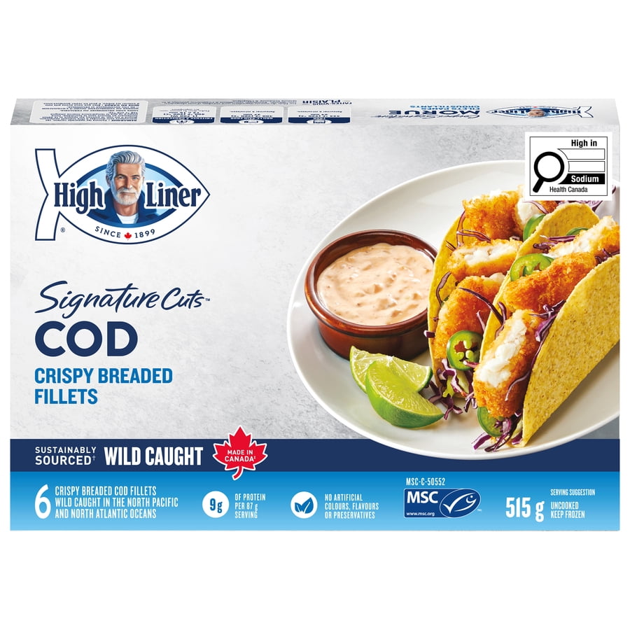 High Liner Filets de Morue Panée Croustillante 515 g