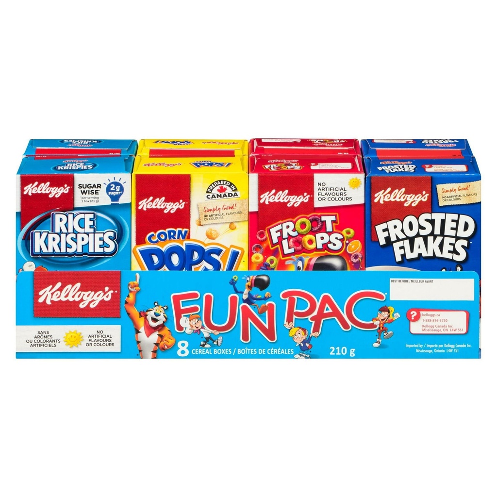 Kellogg's® Kellogg's boîtes de céréales Fun Pack 210 g