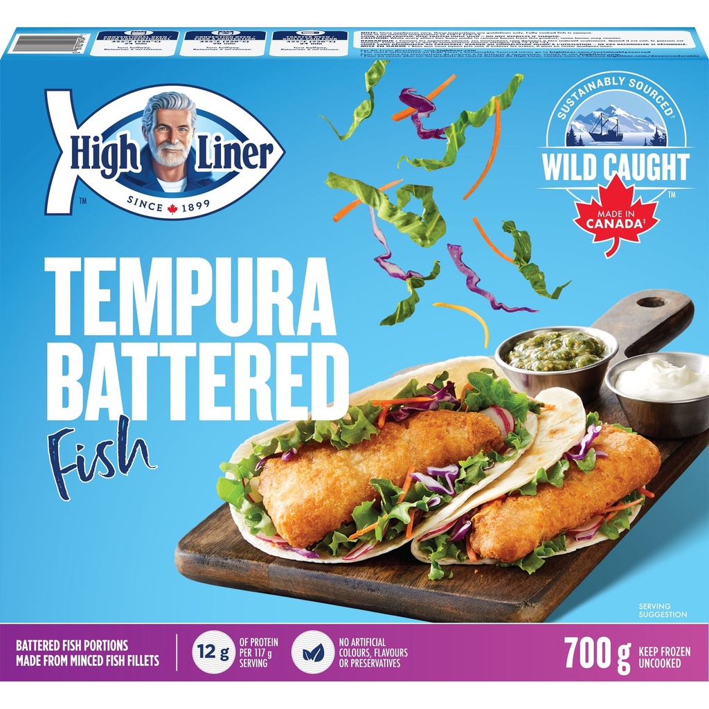 Filets des poissons en pâte tempura High Liner 700 g