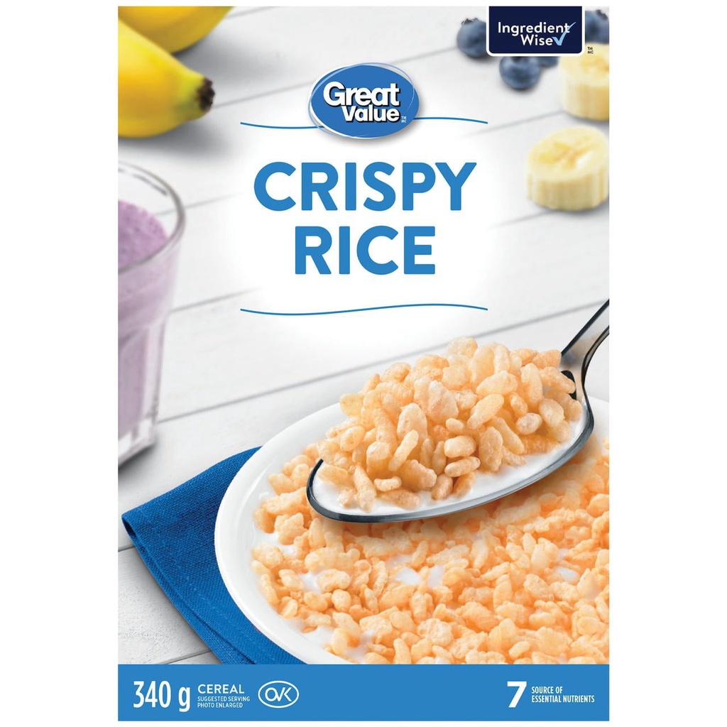 E-GREAT VALUE PL Céréales Riz croquant Great Value