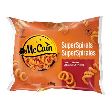 McCain Frites spirales légèrement épicées surgelées