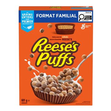 Reese's Puffs Céréales à saveur de chocolat au beurre d'arachide