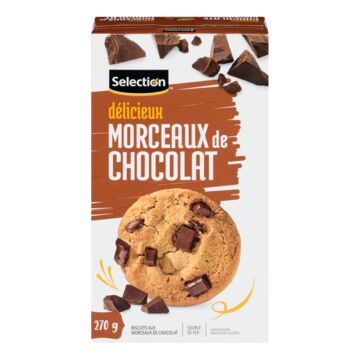 Selection Biscuits aux morceaux de chocolat