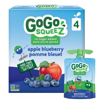 GoGo SqueeZ Assortiment de gourdes de compote de fruits