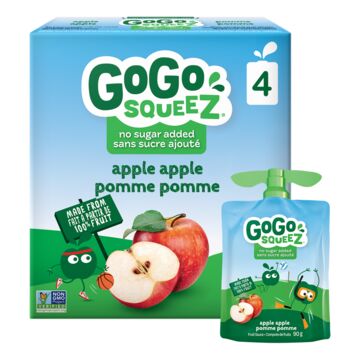 GoGo SqueeZ Gourdes de compote de pommes