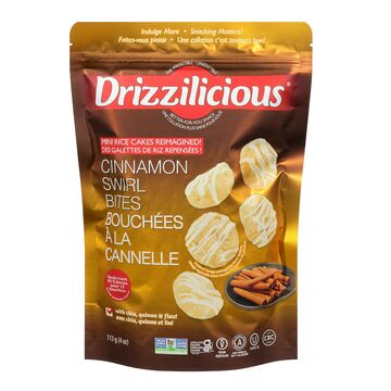 Drizzilicious Bouchées de galettes de riz à la cannelle