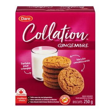 Collation Biscuits au gingembre
