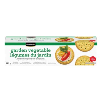 Selection Craquelins aux légumes du jardin