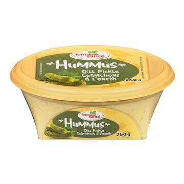 Hummus aux cornichons à l'aneth