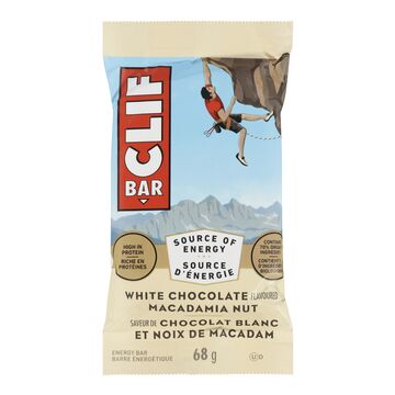 Clif Bar Barre énergétique au chocolat blanc et noix de macadamia