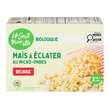 Mieux-Être Maïs à éclaté à saveur de beurre