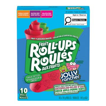 Jolly Rancher Roulés à saveur de pomme verte et melon d'eau