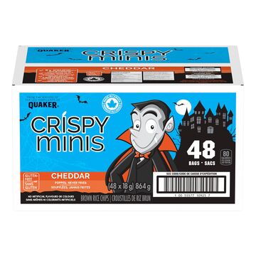 Quaker Croustille de riz brun à saveur de cheddar d'Halloween