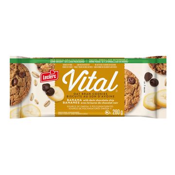 Leclerc Biscuits aux bananes et brisures de chocolat