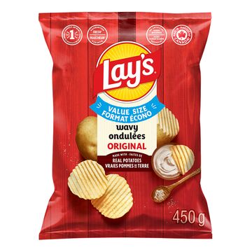 Lay's Croustilles ondulées saveur originale