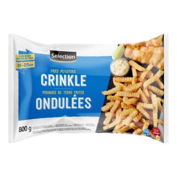 Selection Frites coupe ondulée surgelées