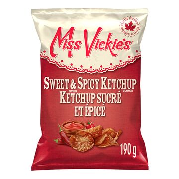 Miss Vickie's Croustilles cuites à la marmite au ketchup sucré et épicé